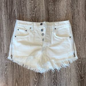 CARMAR Denim White Shorts